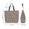 thumbnail image 5 of Kdxio Retro Bunny Casual Tote Bags Women Big Capacity Shoulder Bag for Women Travel Shoulder Bags Handbags, 5 of 8