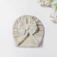 thumbnail image 2 of Krdevn Baby Hat - Cozy Solid Beanie with Soft Bow for and Toddler in Cold Weather,0-24 Months, 2 of 4