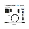 thumbnail image 5 of 3.5mm Mono Extension Cable Auxiliary 3.5mm Male to Female Locking Nut Panel Mount Cable Car Stereo Audio Adapter, 5 of 11