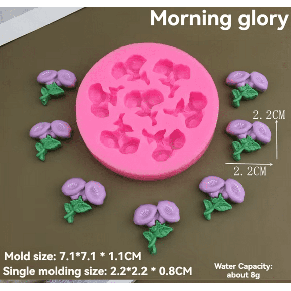 Morning Glory Silicone Mold