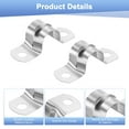 thumbnail image 2 of Uxcell 30-Pack Conduit Clamps, 5/8" Stainless Steel Rigid Pipe Strap M16 U Bracket Pipe Clamps for Plumbing, 2 of 7