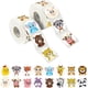 thumbnail image 1 of 1000 round animal stickers, adorable reward stickers in cute, 1 of 4