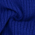 thumbnail image 4 of Lovskoo Sweaters for Women Trendy Round Neck Medium Long Knitted Long Sleeve Sweater Top Jacket Blue, 4 of 6