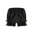 thumbnail image 2 of LiiYii Kids Girls Ruffled Lace Hem Bloomer Shorts Breathable Safety Pants Yoga Gymnastics Dance Black 150, 2 of 7
