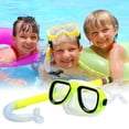 thumbnail image 4 of Kids Swimming Goggles with Snorkel Set, Large Frame HD Anti-Fog Diving Mask & Dry Top Snorkel for Boys Girls, Leak-Proof Adjustable Strap for Pool, Beach, Ocean Snorkeling Safety Gear Ages 6-12​, 4 of 7