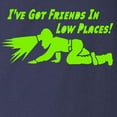 thumbnail image 3 of CafePress - I've Got Friends In Low Places Long Sleeve Dark T - Long Sleeve Dark T-Shirt, 3 of 4