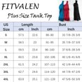 thumbnail image 2 of FITVALEN Women's Plus Size Camisole with Built in Bra Casual Loose Tank Tops Sleeveless Crew Neck Shirts Flowy Cami with Adjustable Straps (S-4XL）, 2 of 5