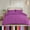 Purple, variant on Moonlight20015 3 PC Duvet Cover Set Full Size Plain Button Closer Soft Brushed Microfiber Purple Color 80 x 90 Inches