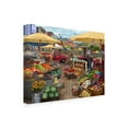 thumbnail image 2 of Bigelow Illustrations 'Farmers Market Day' Canvas Art, 2 of 3