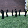 thumbnail image 6 of Heavy Duty Metal Zombie Hands Yard Stakes - Spooky Halloween Outdoor Decor Set of 2 for Garden, Pathway & Graveyard Displays, 6 of 9