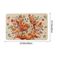 thumbnail image 3 of Fall Decor Door Mat Combo Set, Ghosts Pumpkin Welcome Doormat Halloween Doormat Rug, Autumn Thanksgiving Front Porch Entryway Decor Bathroom Floor Mats Halloween Party Decor, 3 of 6