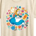 thumbnail image 3 of Disney - Alice in Wonderland - Alice With Icons - Women's Short Sleeve Graphic T-Shirt, 3 of 5