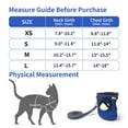 thumbnail image 2 of Howarmer Blue Cat Harness and Leash, Escape Proof Adjustable Cat Vest Harnesses for Walking, Soft Harness for Puppy Small Medium Large Cats, M, 2 of 7