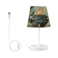 thumbnail image 2 of BZSMCE Table Lamp Creative Rabbit Adventures Simple Pattern Night Light, 2 of 8