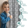 thumbnail image 3 of Blackout Kids Curtains,Boho Bohemia Geometric Line Art Childrens Insulated Curtains Set Of 2,Bedroom Essentials,Toddler Room Decor 42"x54"(106x137cm), 3 of 4