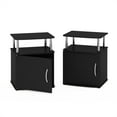 thumbnail image 2 of Furinno JAYA Utility Design End Table, Americano, Stainless Steel Tubes, 2 of 5