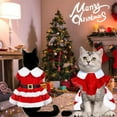 thumbnail image 5 of HQREA Dog Christmas Dress Puppy Christmas Outfit Clothes Santa Costume for Small Dog Cat, 5 of 6