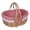 Khaki1, variant on Clearance Sale! Wicker Picnic Sundries Photography Props With Handle Storage For Wedding Holiday Gardening Hiking Food Storage Practical Home Decor 10.2" X 9.8" X 7.9"