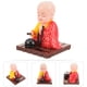 thumbnail image 4 of Cabezal de sacudida solar Estatua Estatua Interior Monje Figura Solar Energía solar Cabeza de agitación figura de monje tembloroso, 4 of 5