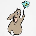 thumbnail image 3 of CafePress - Bunny Blue Flower Maternity T Shirt - Cotton Maternity T-shirt, Cute & Funny Pregnancy Tee, 3 of 4