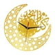 thumbnail image 2 of Reloj de pared redondo silencioso Sunnimix decoración de la Sala Diseño colgante con números arábigos 15 pulgadas, 2 of 7