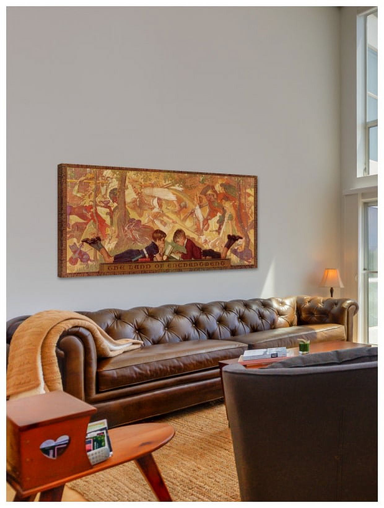 Marmont Hill Inc Marmont Hill 'The Land Of' by Curtis Painting Print on Canvas Small