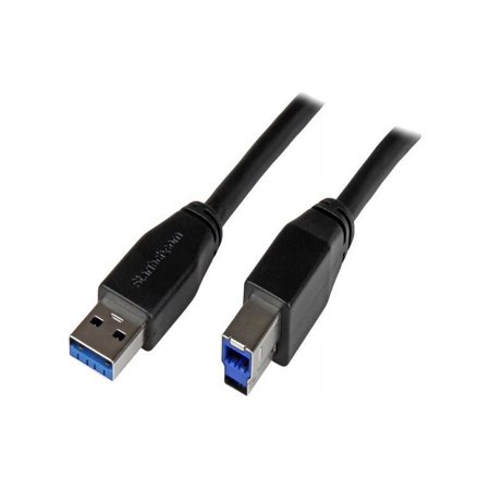 UPC: 0065030861359 | StarTech.com 10m 30 ft Active USB 3.0 USB-A to USB-B Cable – M/M – USB A to B Cable – USB 3.1 Gen 1 (5 Gbps)