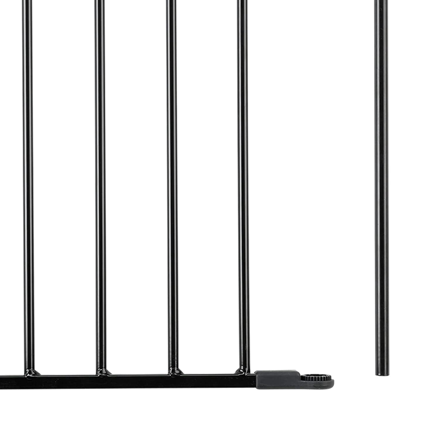 BabyDan Flex Safety Gate Extension Panel 28.3", Black