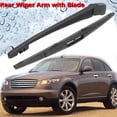 thumbnail image 2 of Rear Windshield Wiper Blade Arm Window Compatible for Infiniti FX 35 FX45 2003 2005 2004 2006 2007 2008 Car Accessories, 2 of 7
