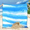 thumbnail image 3 of Manta de playa WIWIGO impermeable a prueba de arena de 200 x 240 cm para 2-8, 3 of 6