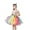 Multicolour, variant on Utlike Girls Outfit Sets Rainbow Sequin Handmade Mesh Skirt And Colorful Hair Clip Casual Loose Cute Two Piece Set Girls Holiday Dresses Sets Size 6 Years-7 Years