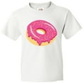 thumbnail image 3 of Inktastic Pink Donut with Sprinkles Youth T-Shirt, 3 of 5