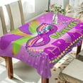 thumbnail image 4 of 54"x54" Mardi Gras Tablecloth Waterproof Washable Polyester Square Table Cover Durable Tablecloth for Kitchen Dining Table Party Decor, 4 of 7