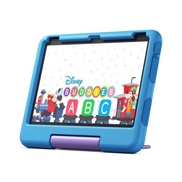 Tableta Amazon Fire 10 para niños (modelo más nuevo) de 3 a 7 años | Pantalla brillante HD de 10,1" con contenido sin publicidad y controles parentales incluidos, batería de 13 horas, 32 GB, azul