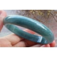 thumbnail image 5 of Icy Green Natural A JADE Jadeite Circle Bangle Bracelet 59 mm 703484 TN, 5 of 19