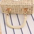 thumbnail image 4 of LinYooLi Market Basket Woven Straw Grocery Basket Shopping Bag Wicker Picnic Basket with Handle for Home Outdoor Handbag, 4 of 7