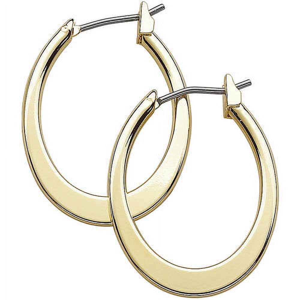 Gold-Tone Hoop Earrings, 7 Pairs