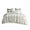 White, variant on Gracie Mills Trujillo 3-Piece Embroidered Stripes Cotton Jacquard Comforter Set - GRACE-13820