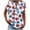 H-Multicolor, variant on Red White and Blue Womens Blouse Women Red White and Blue Shirts Patriotic Shirts for Women Patriotic Womens Tee Women Fashion Casual Printed Short Sleeve Button Home V-Neck T-Shirt Blouses