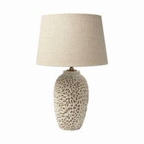 Coastal Faux Coral Table Lamp, Beige