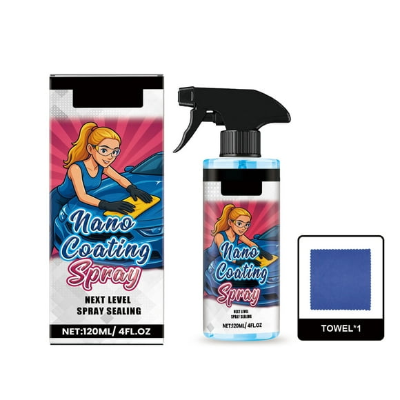 T-775 Automobile Coating Spray Suit Waterproof Protective Mirror Brightening Nano Technology 120Ml #pf7c3