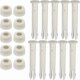thumbnail image 1 of 10 Pieces Plastic Pins for Intex Round Metal Frame Pools Swimming Pool Joint Replacement Parts for Swimming Pool Joints, Spare Parts Replacement Joint, 1 of 5