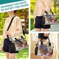 thumbnail image 5 of WOBOGO Fruit Basket with White Wine Lunch Bag Large Capacity Leak Proof Insulation Soft Adult Men and Women Universal 11.8×11.4×6.2in, 5 of 6