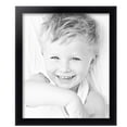 thumbnail image 2 of ArtToFrames 15" x 18" Satin Black Bull Nose Picture Frame, 15x18 inch Black Wood Poster Frame (WOM-1417), 4 Pack, 2 of 6