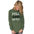 thumbnail image 4 of US Army Star Logo Full Battle Rattle Unisex Plus Size Long Sleeve Shirt Brisco Brands 2X, 4 of 5