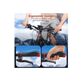 thumbnail image 4 of Puños Para Bicicleta, Agarre Ergonómico Rojo con Negro, 4 of 5