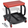 Mechanic Rolling Creeper Seat with Tool Tray for Repairs