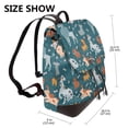 thumbnail image 2 of Disketp Dogs Mochila de Cuero para Mujer, Bolso de Espalda Antirrobo con Estilo para Viaje, Trabajo y Uso Diario, 2 of 4