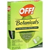 OFF! Botanicals Insect Repellent Towelettes, 8ct