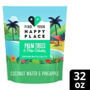 Find Your Happy Place Palm Trees and Pina Coladas Bath Salts, 32 oz